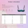 TiaoBug Women's Underbust Open Bra view 3