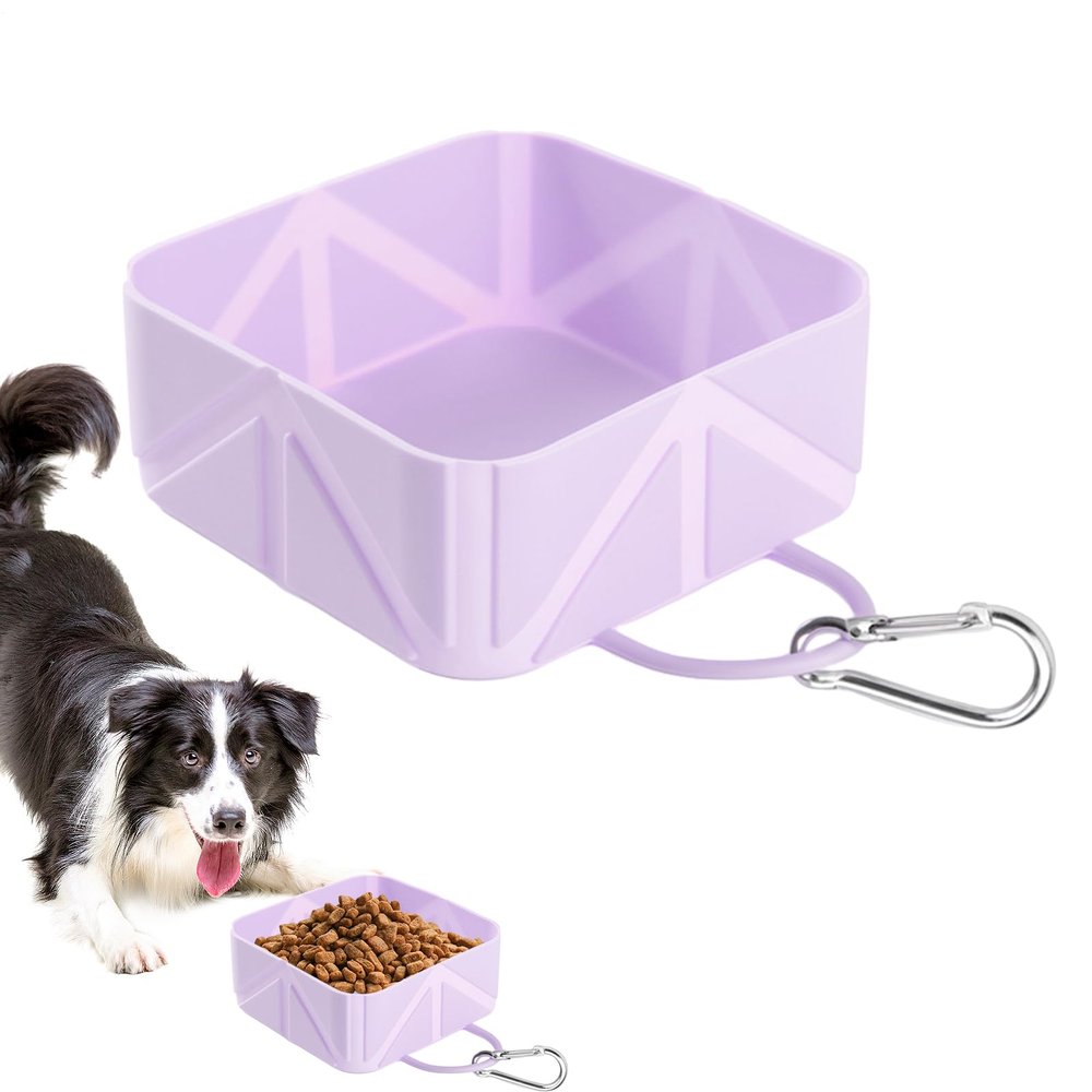 Portable 500 mL Collapsible Dog Water Bowl