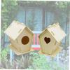 Hanging Wooden House for Creative Nest Decoration view 3