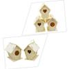 Hanging Wooden House for Creative Nest Decoration view 4