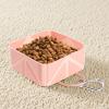 Portable 500 ml Dog Bowl, Foldable Cat Food Bowl view 2
