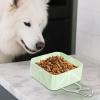 Gazocua Dog Bowl - Collapsible Pet Food Container - 500ml Portable Bowl for Dogs, Cats, Rabbits view 3