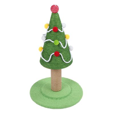 KIMISS Christmas Tree Cat Scratching Post, Sisal, Stable, 40 x 65 cm