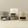 Warmself Ceramic Aroma Lamp and Tealight Holder, Burgundy view 2