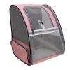 ZJchao Breathable Lightweight Multifunctional Portable Puppy Carrier - Gray (PINK) view 1