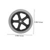 VICASKY 4-Piece Front Wheelchair Casters with Puncture-Proof Solid Rubber Tires view 2