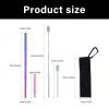 WATERBELINE Stainless Steel Telescopic Straw Brush, 4 Sections, Adjustable Length view 4