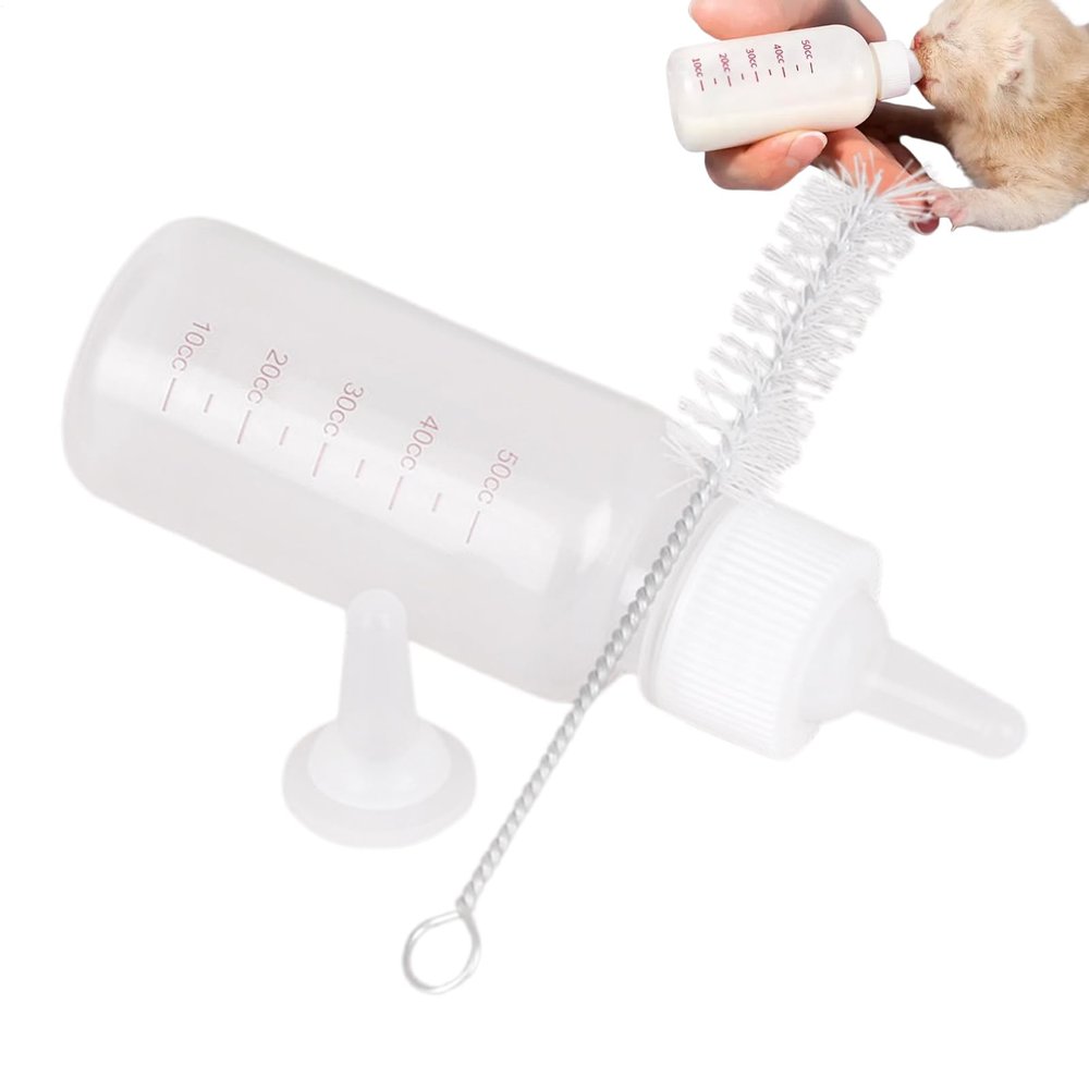 Puppy Feeding Bottle, 50 ml, Leak-Proof