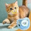 Cat Pacifier for Kittens | Silicone Chew Toy | 4-Pack Butterfly-Shaped Teething Ring view 3