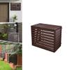 Outdoor Air Conditioner Cover with 45° Slatted Grille view 1