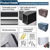Outdoor Air Conditioner Cover with 45° Slatted Grille view 2