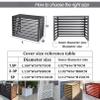 Outdoor Air Conditioner Cover with 45° Slatted Grille view 3