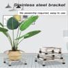 Stainless Steel Support Stand, Sturdy Adjustable Base for Aquariums, Planters, and Equipment view 4