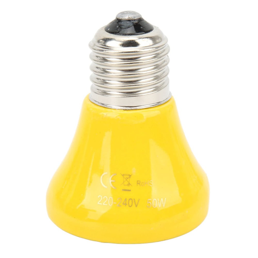 Qcwwy Ceramic Reptile Heat Lamp, E27