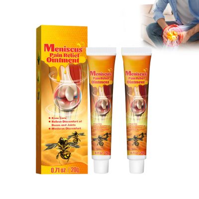 Bee Venom Pain Relief Ointment, 20 g × 2, Joint Cream for Neck, Waist, Back, Hands and Feet