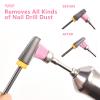 KAZIPOP 6 Nail Drill Cleaning Brushes, Nail Bit Brushes, 3/32" Brush Bits view 2