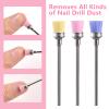 KAZIPOP 6 Nail Drill Cleaning Brushes, Nail Bit Brushes, 3/32" Brush Bits view 3