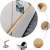 Non-Slip Wooden Handrail with Fittings, Wall-Mounted, Indoor Railing, Easy Installation, 200 kg Capacity, 1 m/2 m/350 cm Options view 3