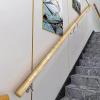 Non-Slip Wooden Handrail with Fittings, Wall-Mounted, Indoor Railing, Easy Installation, 200 kg Capacity, 1 m/2 m/350 cm Options view 4