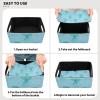 voucong Set of 2 Green Jellyfish Storage Bins for Books, Shelves, and Cabinets view 2