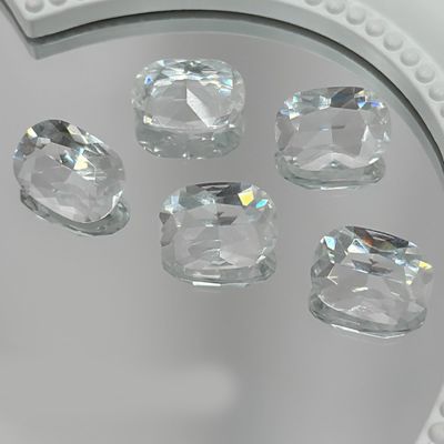 Pointed-Back Nail Rhinestones, Mixed Shapes, Clear Crystals, 5 Pieces