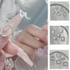 Pointed-Back Nail Rhinestones, Mixed Shapes, Clear Crystals, 5 Pieces view 2