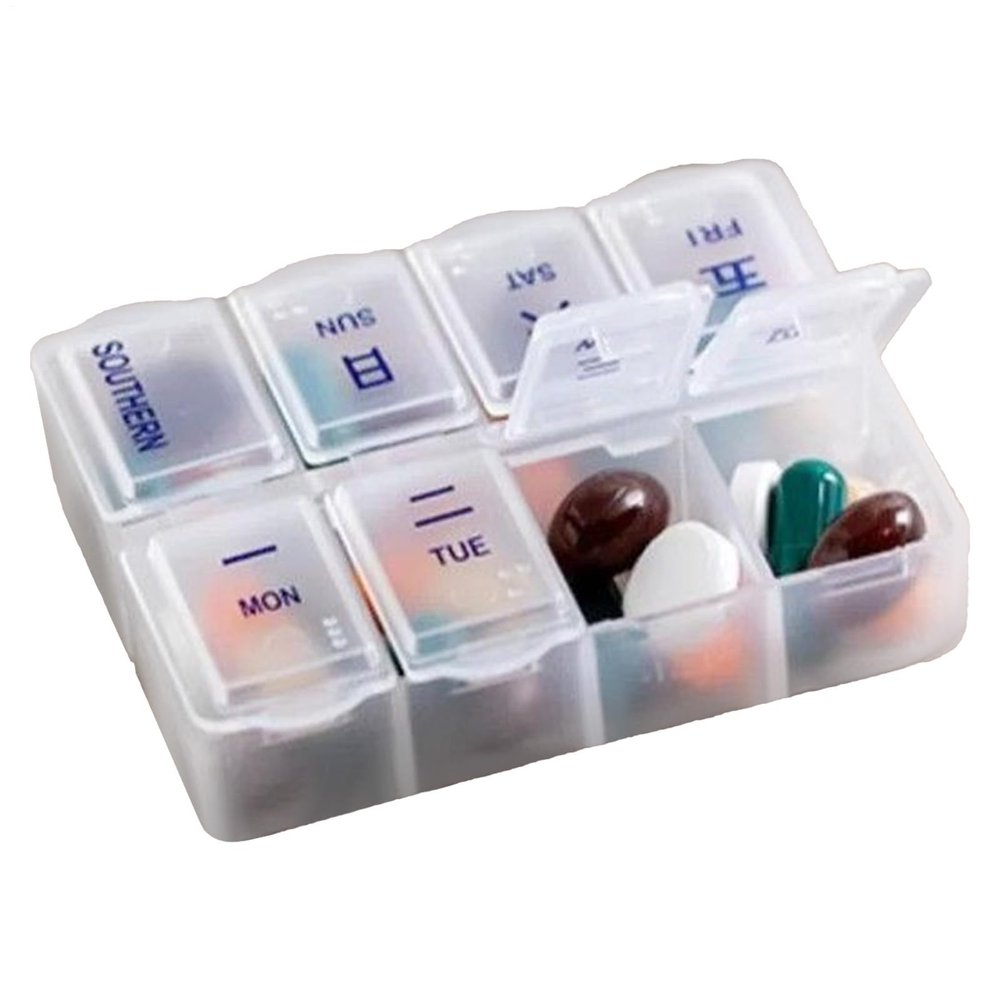 Weekly Pill Organizer Travel Case