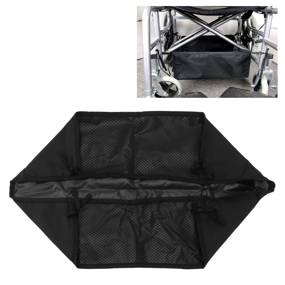 Restokki Wheelchair Under-Seat Bag, 600D Oxford Fabric, Large Capacity