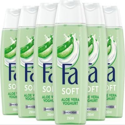 FA Soft Aloe Vera Yogurt Shower Cream, 6 x 250 ml