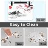 Japanese Mount Red Sun Print PU Leather Pet Mat view 4