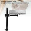 Cat Desk Bed, Round Cat Hammock, 360° Rotation and Adjustable Height view 4