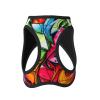 L Pet Leash Vest Dog Harness, Small, Graffiti Print Leash Set with Buckle view 2