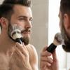 ANYMALE Men's Ebony Wood Shaving Brush with Soft Synthetic Bristles view 2