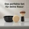 ANYMALE Men's Ebony Wood Shaving Brush with Soft Synthetic Bristles view 4