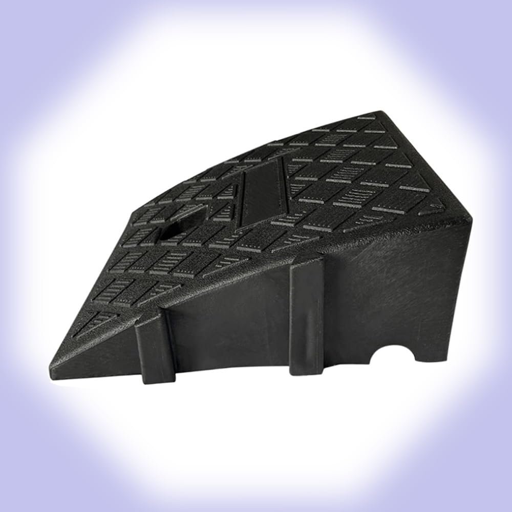 2"–7" Door Threshold Ramp, Plastic Curb Ramp for Cars, Scooters, Wheelchairs & Pets