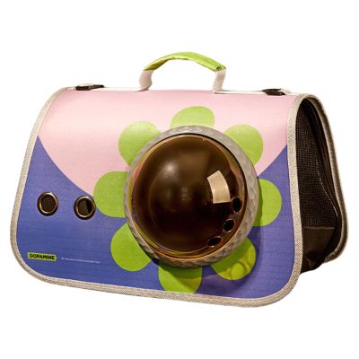 GKYQVE Fashion Pet Carry Bag Lightweight Crossbody Thickened Carrier for Cats and Small Dogs on Public Transportation