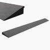 Door Threshold Ramp, 1-Inch Rise Rubber Wheelchair Transition Ramp view 1