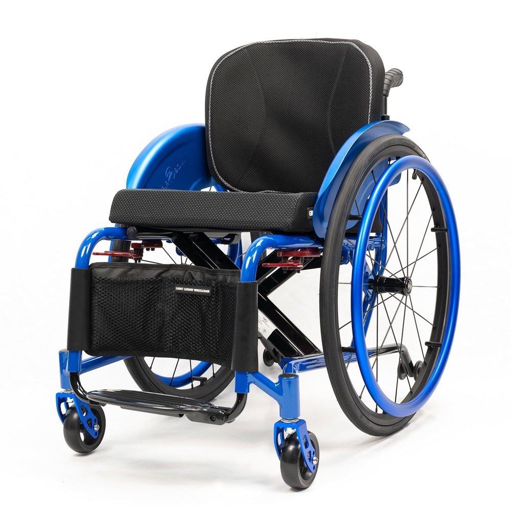 Zynqra Manual Wheelchair for Adults with Dual Brakes, Hand Brakes, Quick-Release Rear Wheels and Anti-Tip Wheels