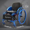 Zynqra Manual Wheelchair for Adults with Dual Brakes, Hand Brakes, Quick-Release Rear Wheels and Anti-Tip Wheels view 2
