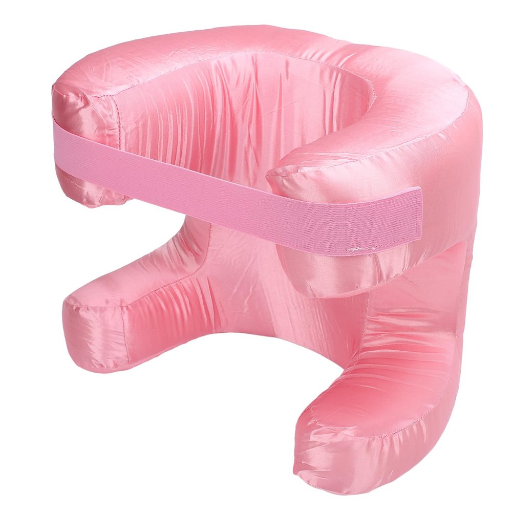 Cosiki Ergonomic Memory Foam Beauty Face Pillow, Pink
