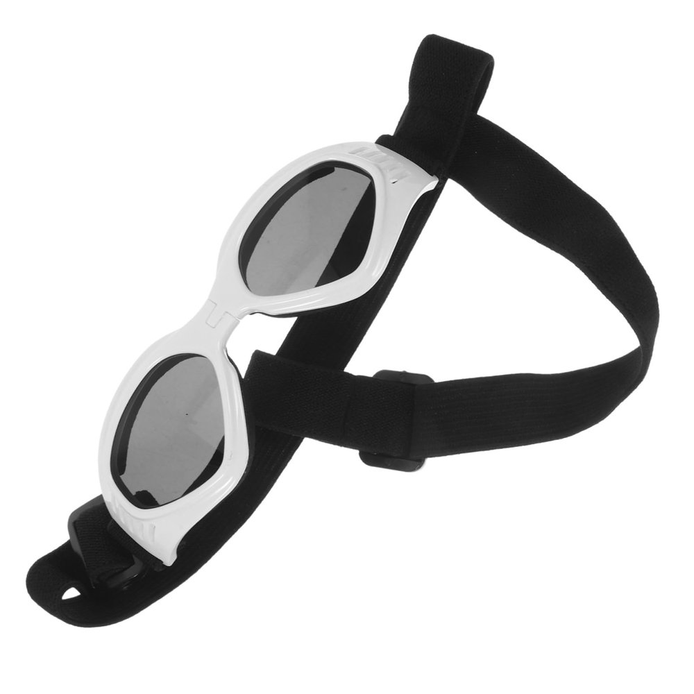 ERINGOGO Foldable Dog Sunglasses with Adjustable Strap for Small and Medium Dogs, UV Protection