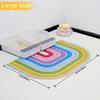 Cat Litter Mat for Tracking Control, Non-Slip, Easy-Clean, Purple, 60 x 100 cm view 2