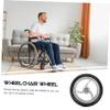 Beatifufu 2-Piece Wheelchair Motor Mounts, Aluminum Alloy and Rubber, Smooth-Rolling and Wear-Resistant view 3