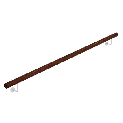 Wood Stair Handrail, Wall-Mounted Safety Rail with Hardware, Durable and Stylish for Home and Office