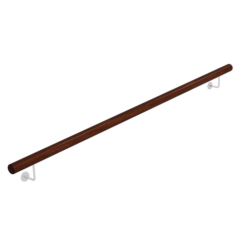 Wood Stair Handrail, Wall-Mounted Safety Rail with Hardware, Durable and Stylish for Home and Office