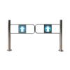 Supermarket Entrance Swing Gate, Stainless Steel, Silver, 140 × 97 cm view 1