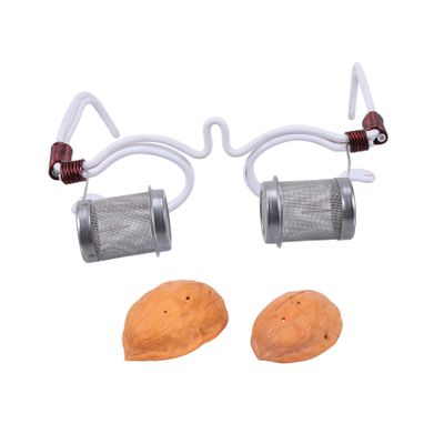 Portable Eye Moxibustion Device, White, Walnut Shell