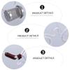 Portable Eye Moxibustion Device, White, Walnut Shell view 3