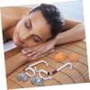 Portable Eye Moxibustion Device, White, Walnut Shell view 4