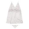 Women's Sexy Lingerie Set, Transparent Lace and Faux Leather Mini Dress view 2